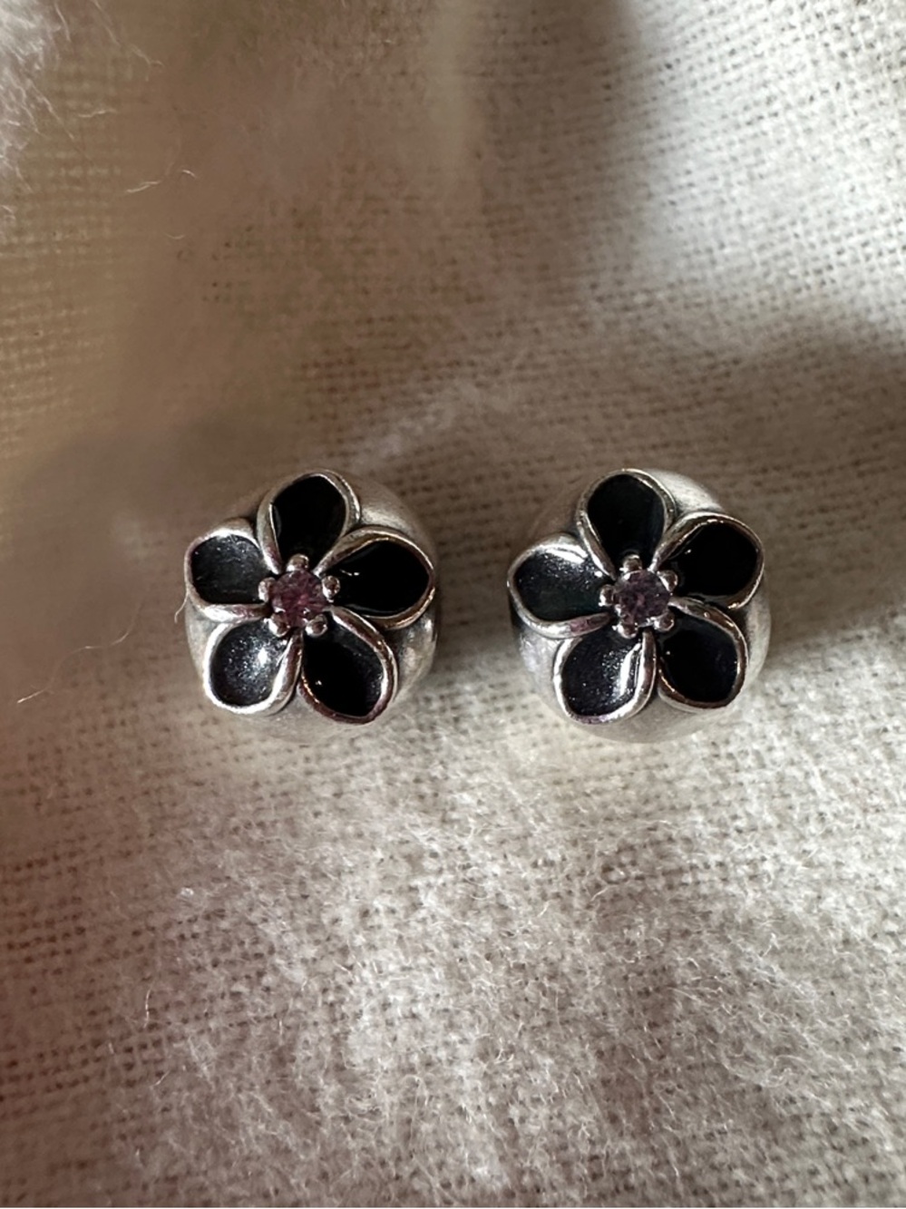 Pandora Mystic Floral Clip Charm set of 2